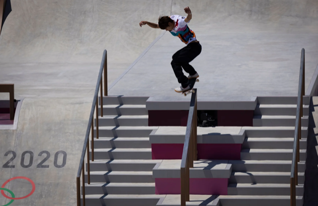 “A Son of Tokyo Wins Skateboarding’s First Gold” by John Branch via The New York Times plus highlight video of the finals courtesy of NBC Sports