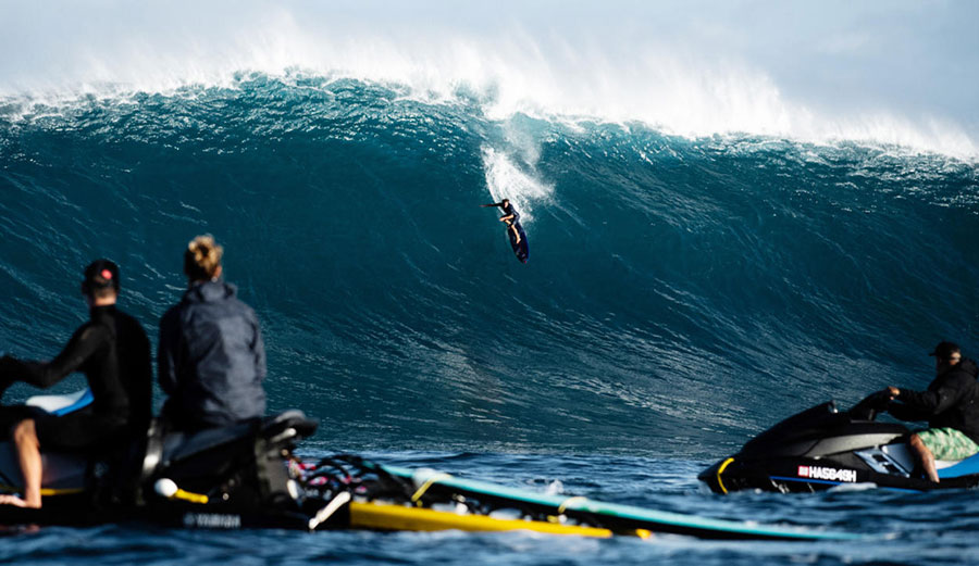 “The Big-Wave Season Officially Opens for Jaws and Nazaré” by Alexander Haro via The Inertia
