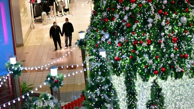 Shoppers at Willow Grove Park Mall