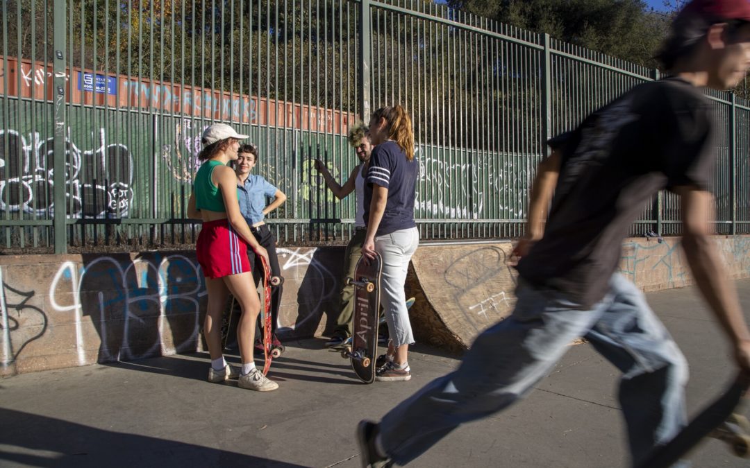“Are skateboarders really solving the world’s problems, one trick at a time?” by David Wharton via Los Angeles Times