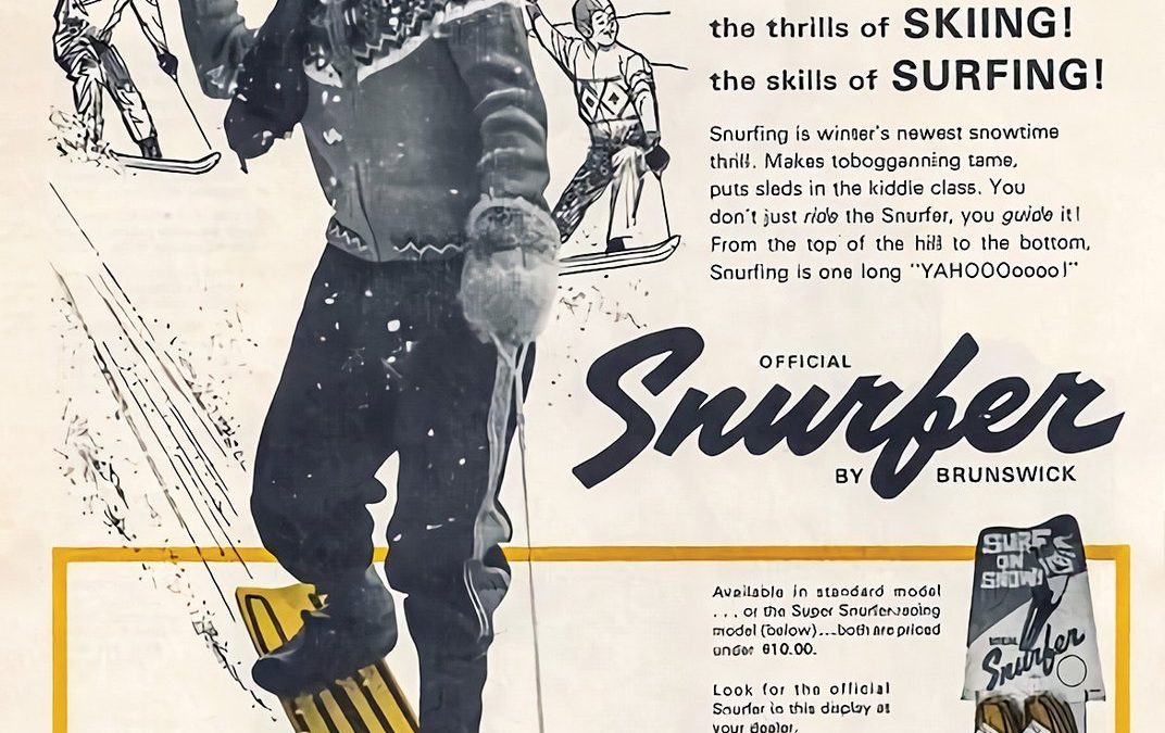 “A Brief History of Snowboarding – Rebellious youth. Olympic glory. How a goofy American pastime conquered winter” by Max Ufberg via Smithsonian Magazine