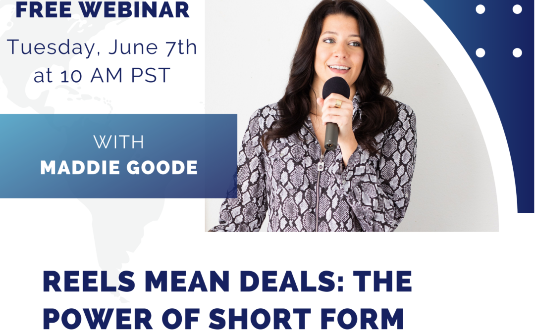 “Introducing the newest BRA Supporting Vendor Partner plus special BRA Member discount and link to register for ‘Reels Means Deals’ on-demand webinar” by Doug Works via BRA