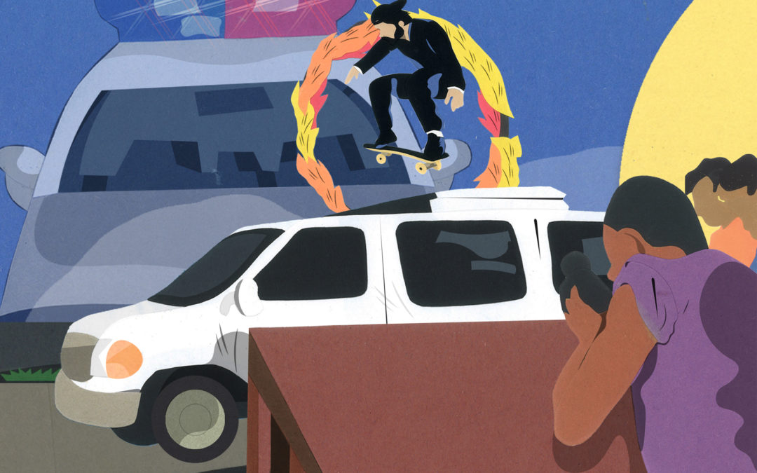 “A VISUAL GUIDE TO SKATING CARS” by Larry Lanza via Jenkem Mag