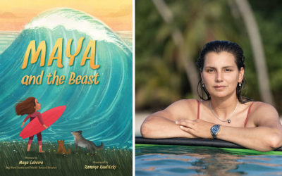“Maya Gabeira Wrote the Most Beautiful Children’s Book: ‘Maya and the Beast’” by Alexander Haro via The Inertia