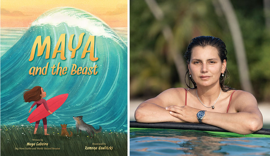 “Maya Gabeira Wrote the Most Beautiful Children’s Book: ‘Maya and the Beast’” by Alexander Haro via The Inertia