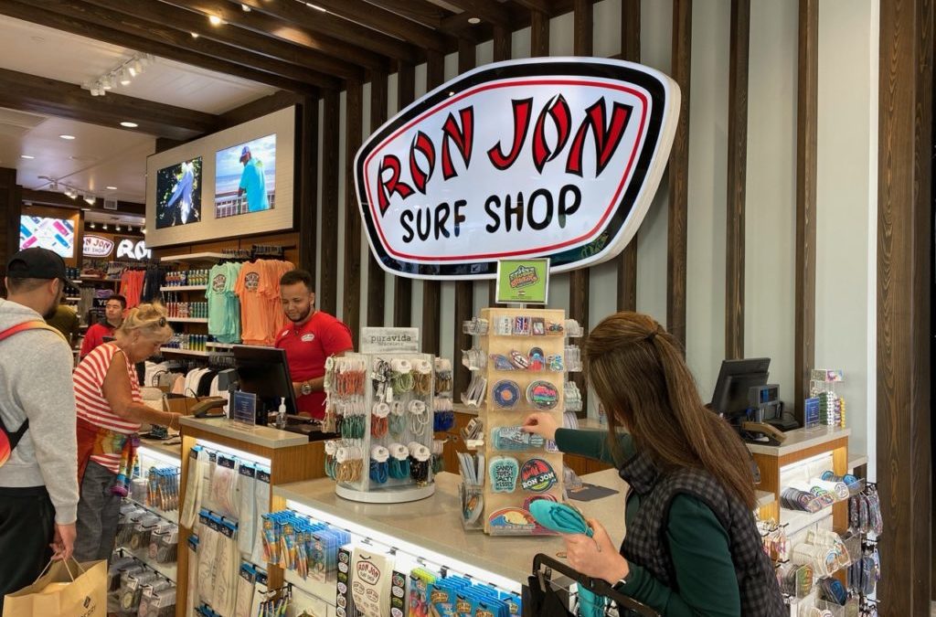“Retail Check In: Ron Jon Surf Shop” by Tiffany Montgomery via Shop Eat Surf (Executive Edition)