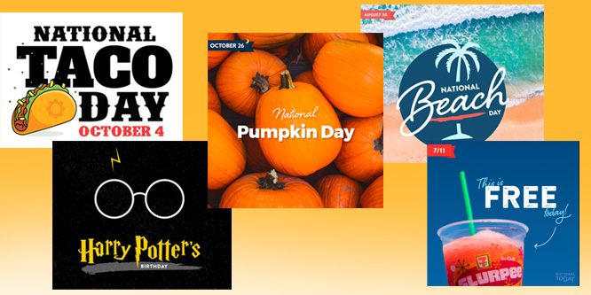 “‘Special day’ promotions can give retailers the distinction they need” by Tom Ryan via Retail Wire plus board specialty specific holidays for you to embrace and celebrate