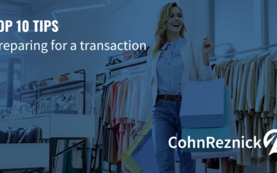 “Top 10 tips when preparing for a transaction” by Sharon Bromberg and Daniel Teoh of of BRA Supporting Vendor Partner CohnReznick plus access to relevant and helpful CR / M1 collaborative on-demand webinar