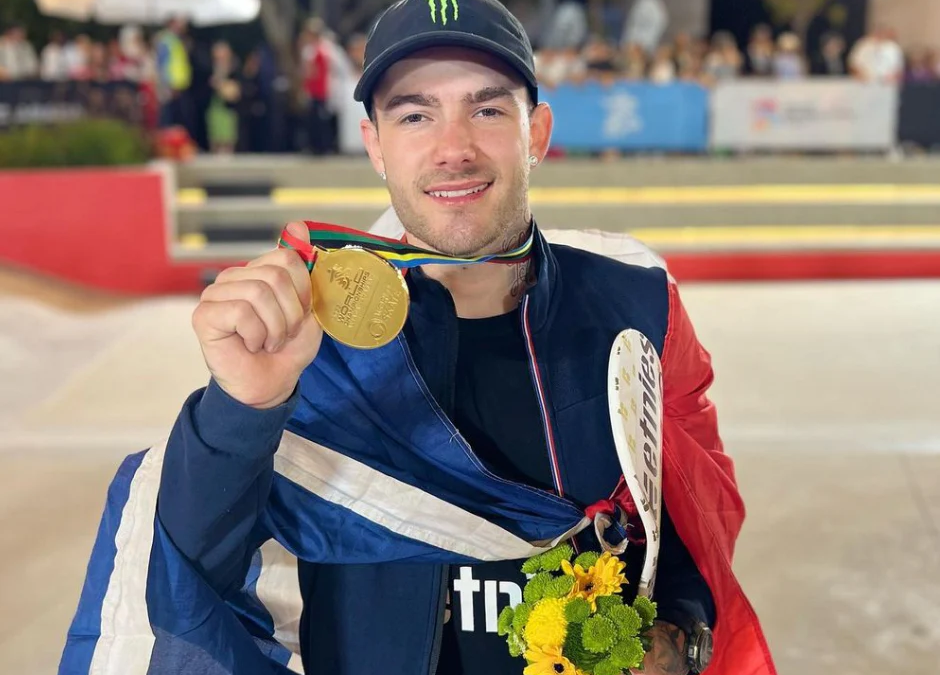 “Aurelien Giraud recognized as World Champion 2023 at yesterday’s World Skate Tour Competition / Olympic Qualifier Event in Sharjah, UAE plus secret to his injury recovery” by Tibs Parise via Clayer Skateboarding Blog
