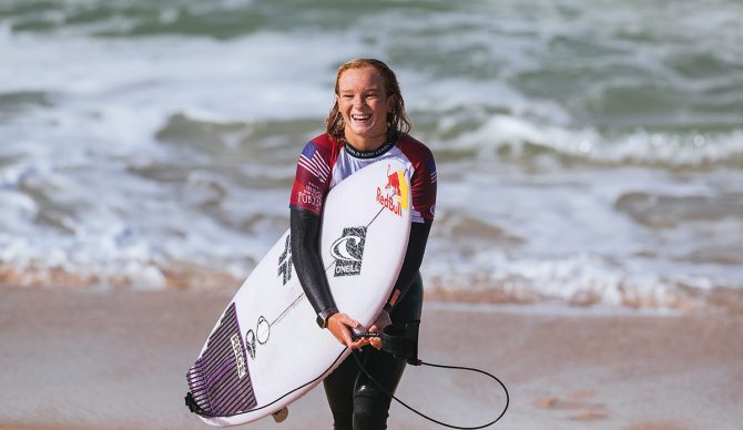 “Caity Simmers, João Chianca Win MEO Rip Curl Pro Portugal” by Joe Carberry via The Inertia